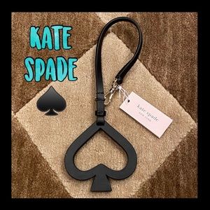 Kate Spade leather keychain